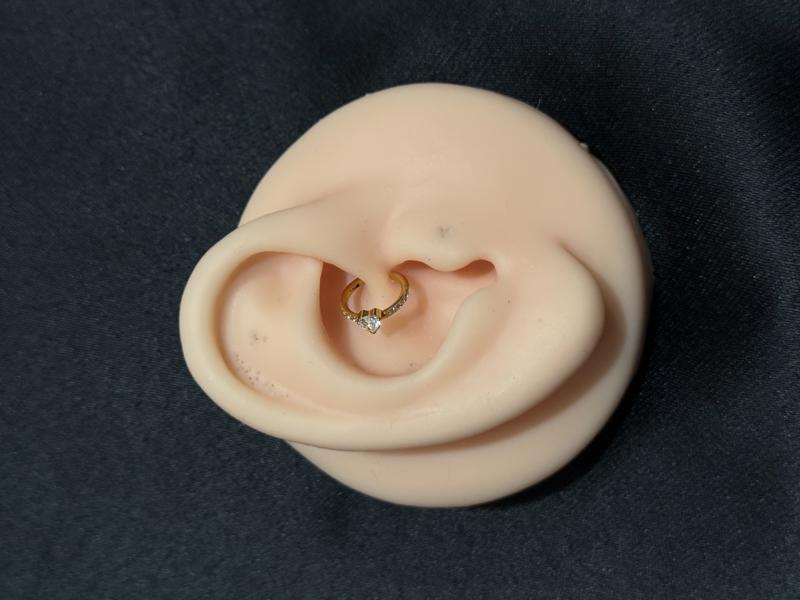 Hatice Ünlü Kalp Detay Gold Daith