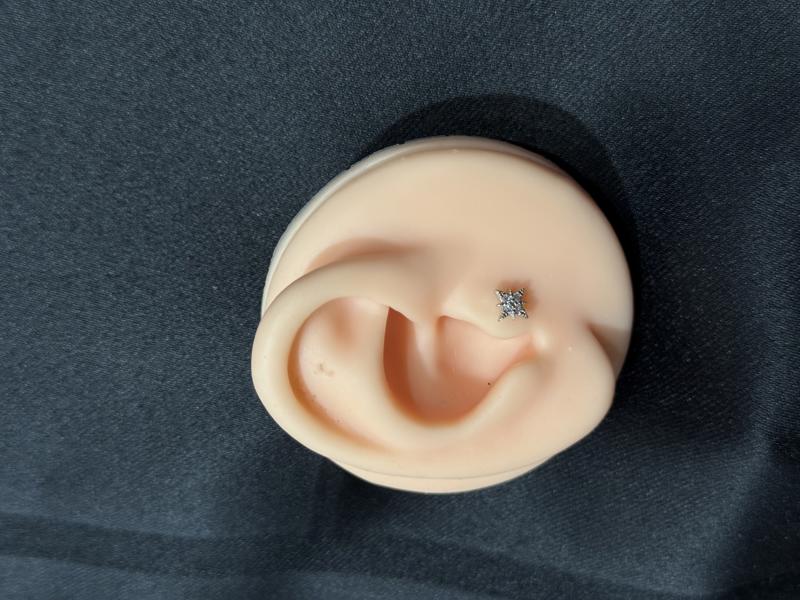 Hatice Ünlü Kutup Yıldızı Işıltısı Silver Piercing