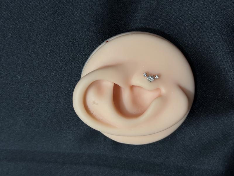 Hatice Ünlü Üç Yıldızlı Silver Piercing