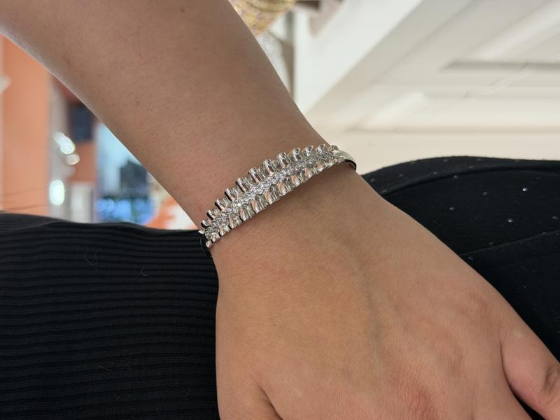 Hatice Ünlü Çelik Örgü Model Silver kelepçe 