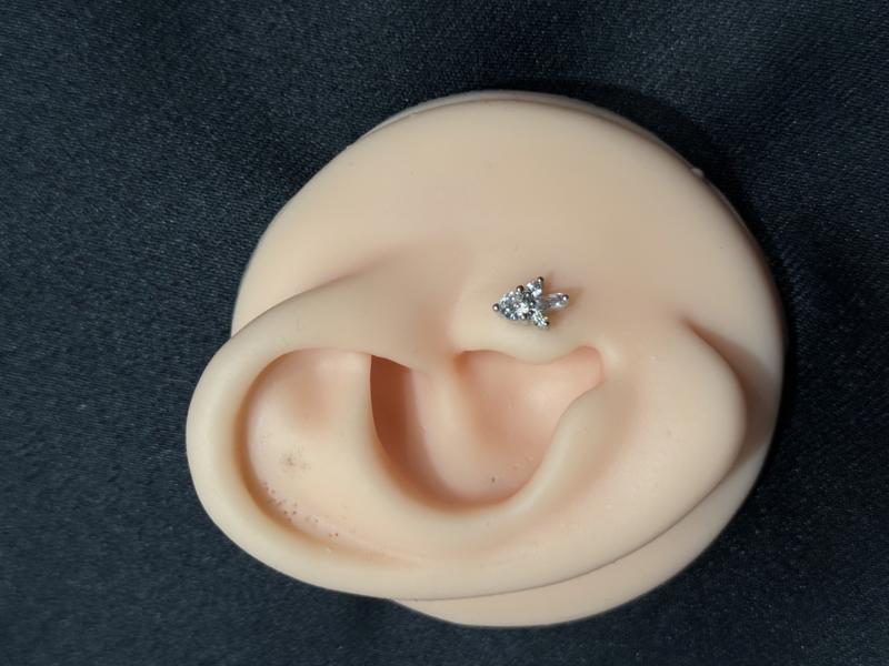 Hatice Ünlü Kaktüs Taş Model Silver Piercing