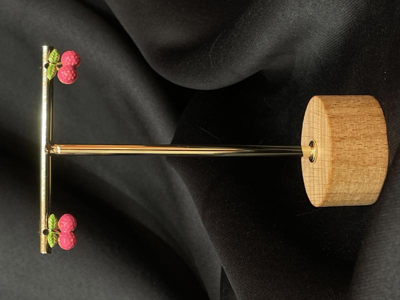 Hatice Ünlü Xuping Pembe Kiraz Model Gold Küpe