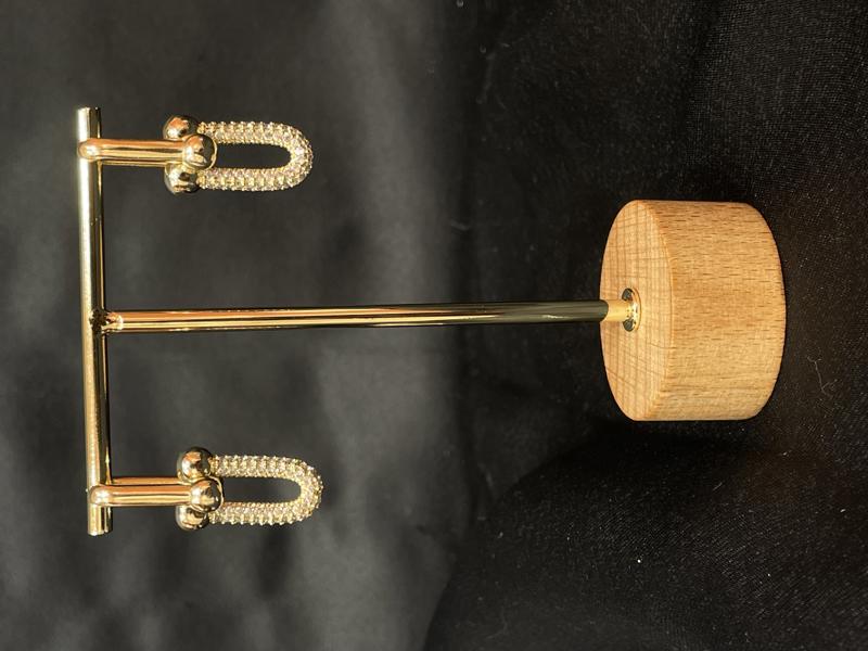 Hatice Ünlü Dorika Model Taşlı Gold Küpe