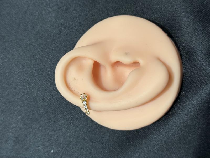 Hatice Ünlü Yıldız Model Halka Gold Helix