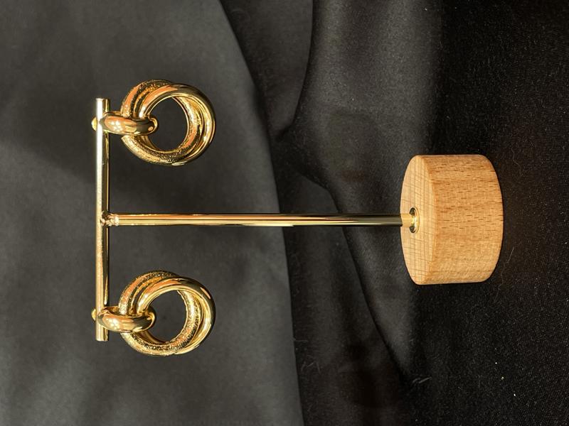 Hatice Ünlü Zara Model İşlemeli Düğüm Gold Küpe