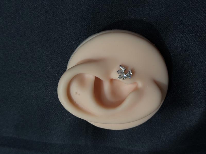 Hatice Ünlü Taş Döngüsü Silver Piercing