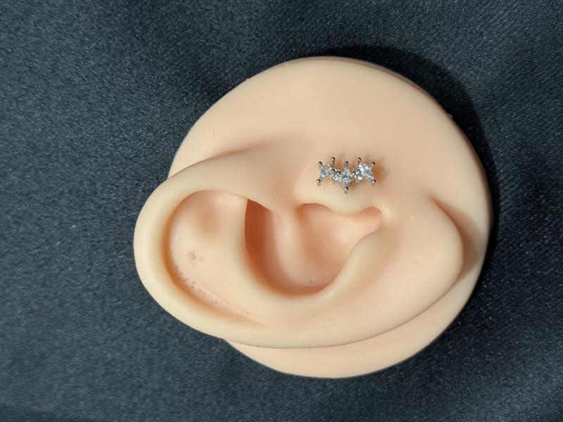 Hatice Ünlü Kraliçe Tacı Silver Piercing