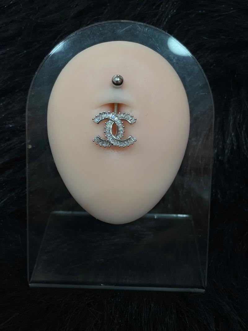 Hatice Ünlü Marka Uçlu Silver Göbek Piercing