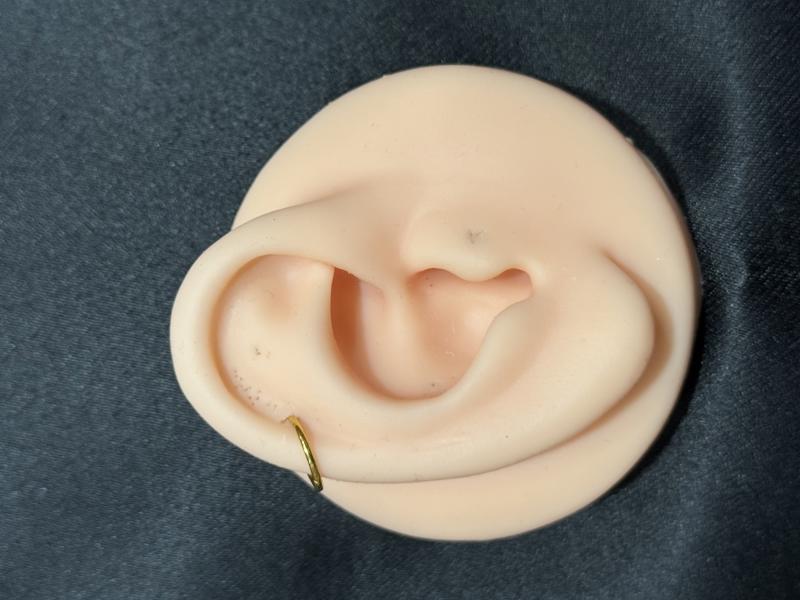 Hatice Ünlü Klasik Mini Halka Gold Helix