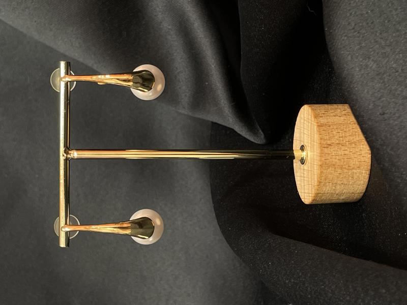Hatice Ünlü İnci Detay Tutmaç Gold Küpe